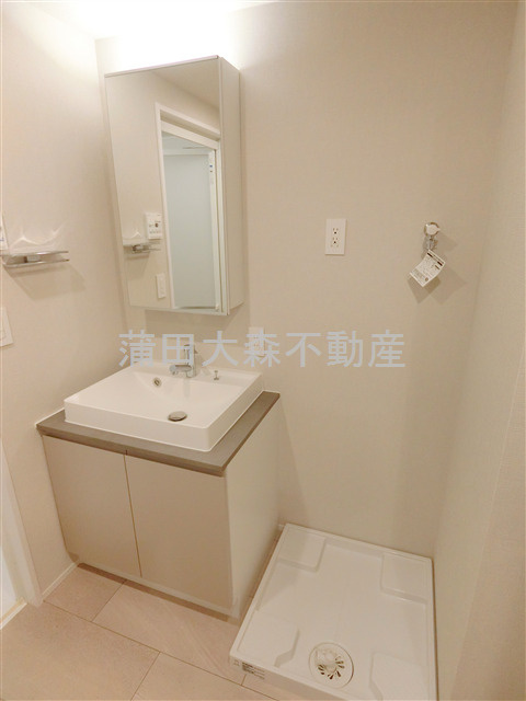 EDIT大森の洗面所|洗面脱衣所　独立洗面台　洗濯機置き場