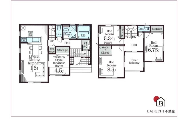 【間取り】 | 深谷市東方第２　Livele Garden.s　新築戸建　　全４棟　3号棟 | 3号棟