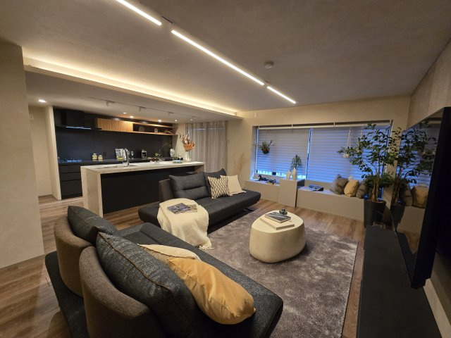 南薬院パークマンションの居間・リビング