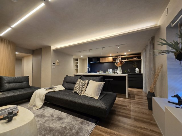 南薬院パークマンションの居間・リビング