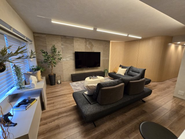 南薬院パークマンションの居間・リビング