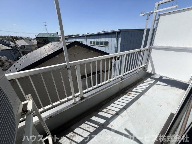 桃林ハイツのバルコニー