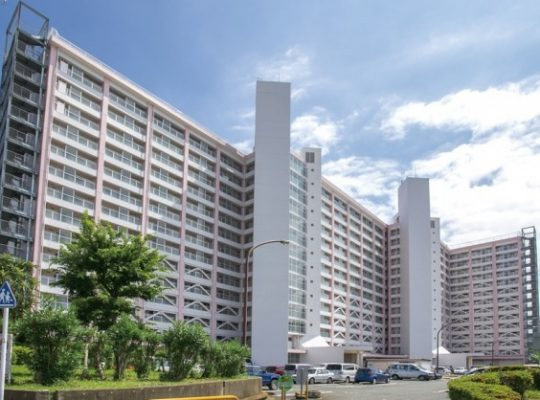 南砂住宅２号棟　11階の外観