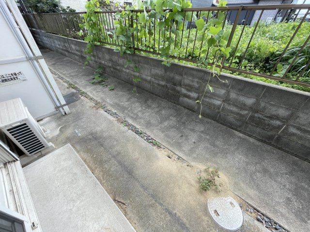 プルミエール東金のバルコニー
