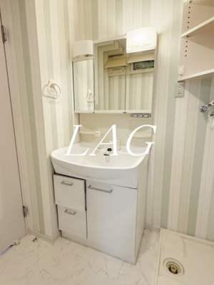 【洗面所】 | 築地アウルビル | 洗面台です。