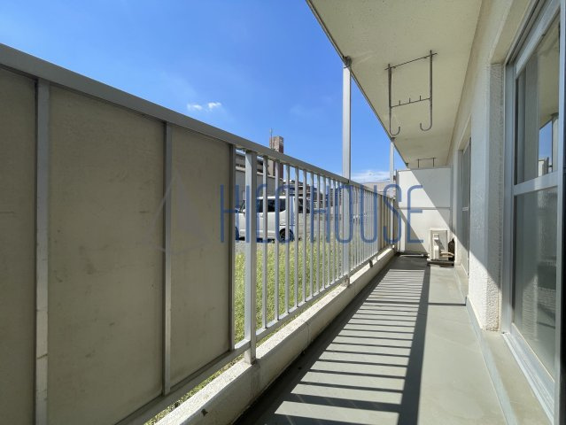 南台ハイツのバルコニー