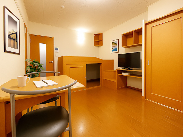 レオパレス富堂の居間・リビング|CGで家具等を配置したもので家具等は含まれません