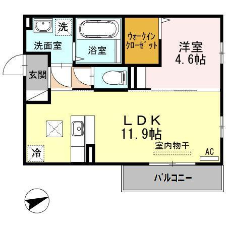 レアル デスティーノの間取り