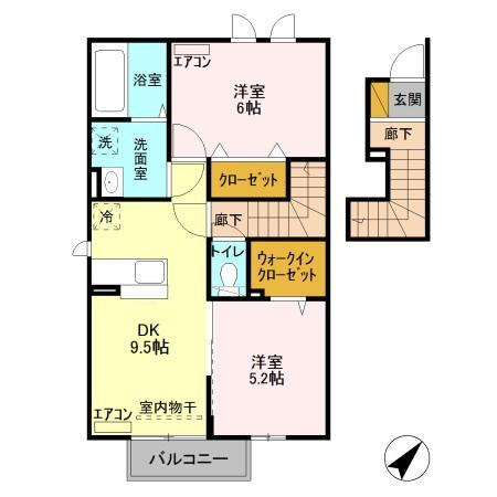 Lupo(ﾙﾎﾟ)の間取り