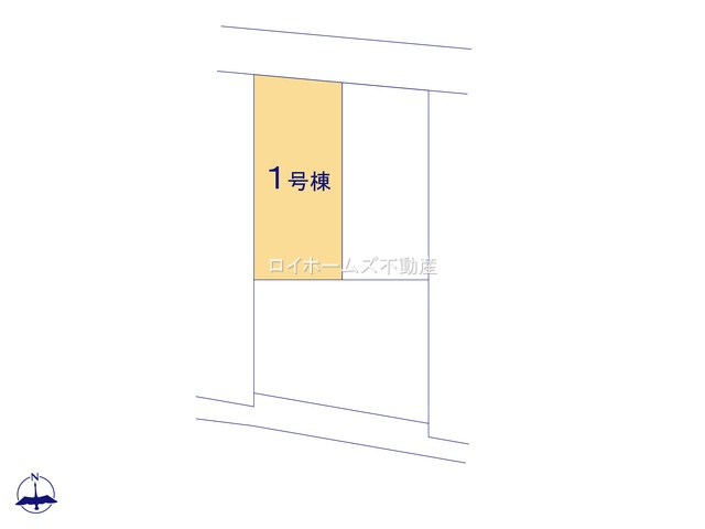 【区画図】 | 知多郡阿久比町大字植大字西山ノ手50-1『仲介料無料』新築戸建て | 1号棟