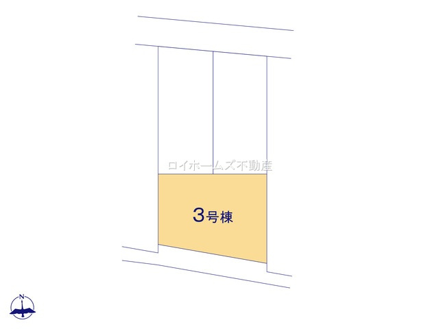 【区画図】 | 知多郡阿久比町大字植大字西山ノ手50-1『仲介料無料』新築戸建て | 3号棟