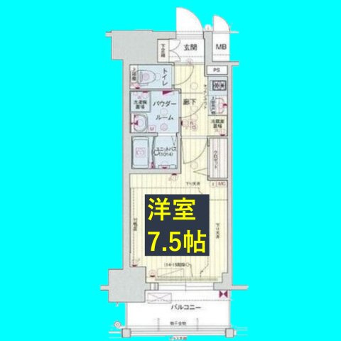 プレサンス桜通ザ・タイムズの間取り