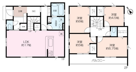 【駐車場並列4台可！南西角地の4LDK】杉田7期1棟の画像