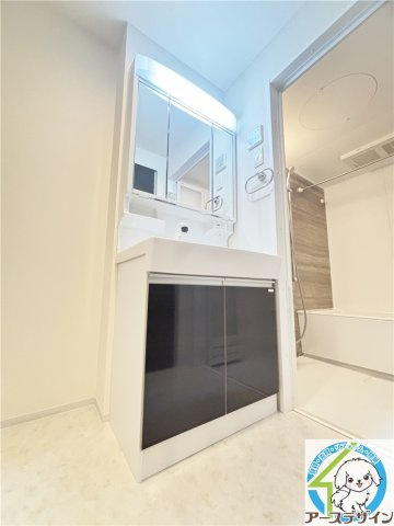 フロリバンダの独立洗面台