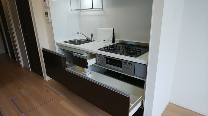 六軒屋シティパレスのキッチン|システムキッチン