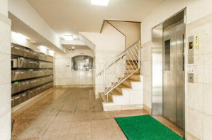 【ロビー】 | 中銀上野パークマンシオン | 清潔なロビーです