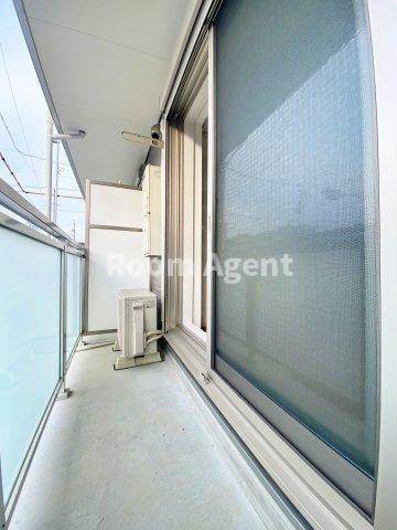 リブリ・砂田橋のバルコニー