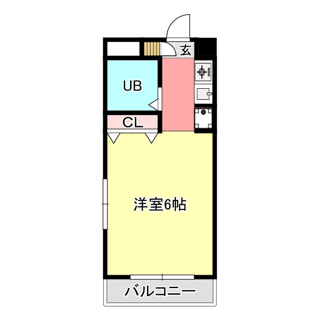 エクセランス岐阜西の間取り