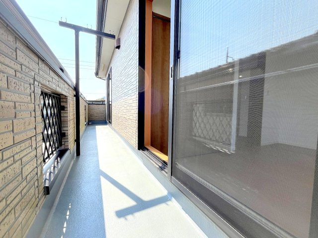 あきる野市伊奈　中古戸建のバルコニー