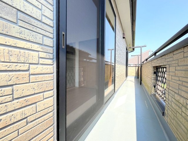 あきる野市伊奈　中古戸建のバルコニー