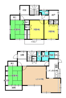 【間取り】 | 越生町越生貸家