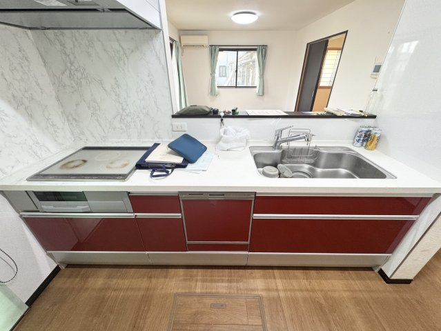 オール電化！ソーラー付き！電気に困らないまるで新築のような理想の中古戸建！栃木県下都賀郡壬生町のキッチン|使いやすいキッチンです