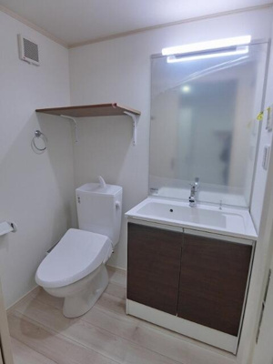 【洗面所】 | ハーミットクラブハウス羽田（仮） | 脱衣スペースもあります