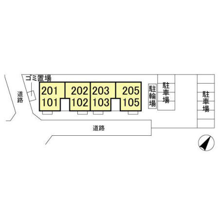 ウィルメゾンの区画図