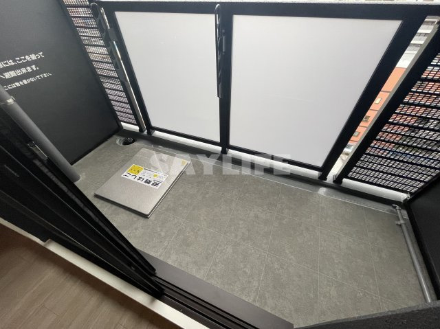 ブランシエスタ天満のバルコニー