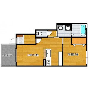 【間取り】 | エクシール名島 | 現況優先。