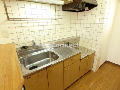 【キッチン】 | ＭＳＫコート | ２口ガスコンロ設置可能なキッチン。