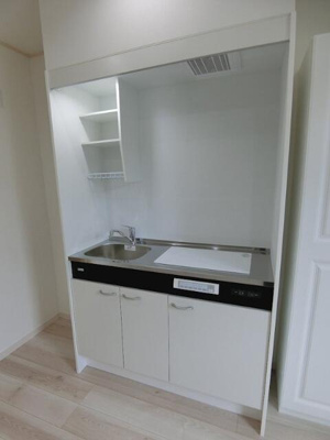 【キッチン】 | ハーミットクラブハウス羽田（仮） | コンパクトなキッチンで掃除もラクラク