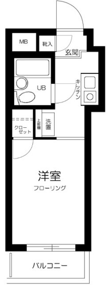 【間取り】 | スカイコート蒲田第５