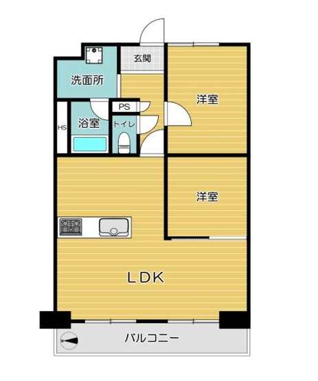 【間取り】 | ネオコーポ鶴見緑地