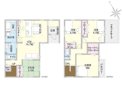 【その他】 | タマタウン両三柳１号地、2号地、3号地 | 2号地建物間取り図