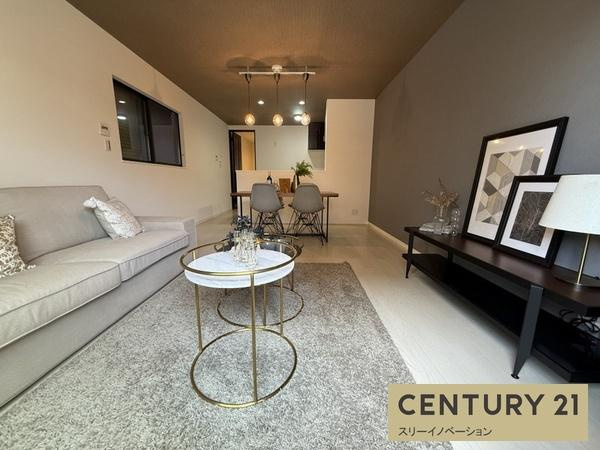 鶴町1丁目新築戸建2号地の居間・リビング