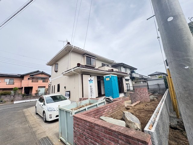 玉村町南玉　中古1299の前面道路含む現地写真
