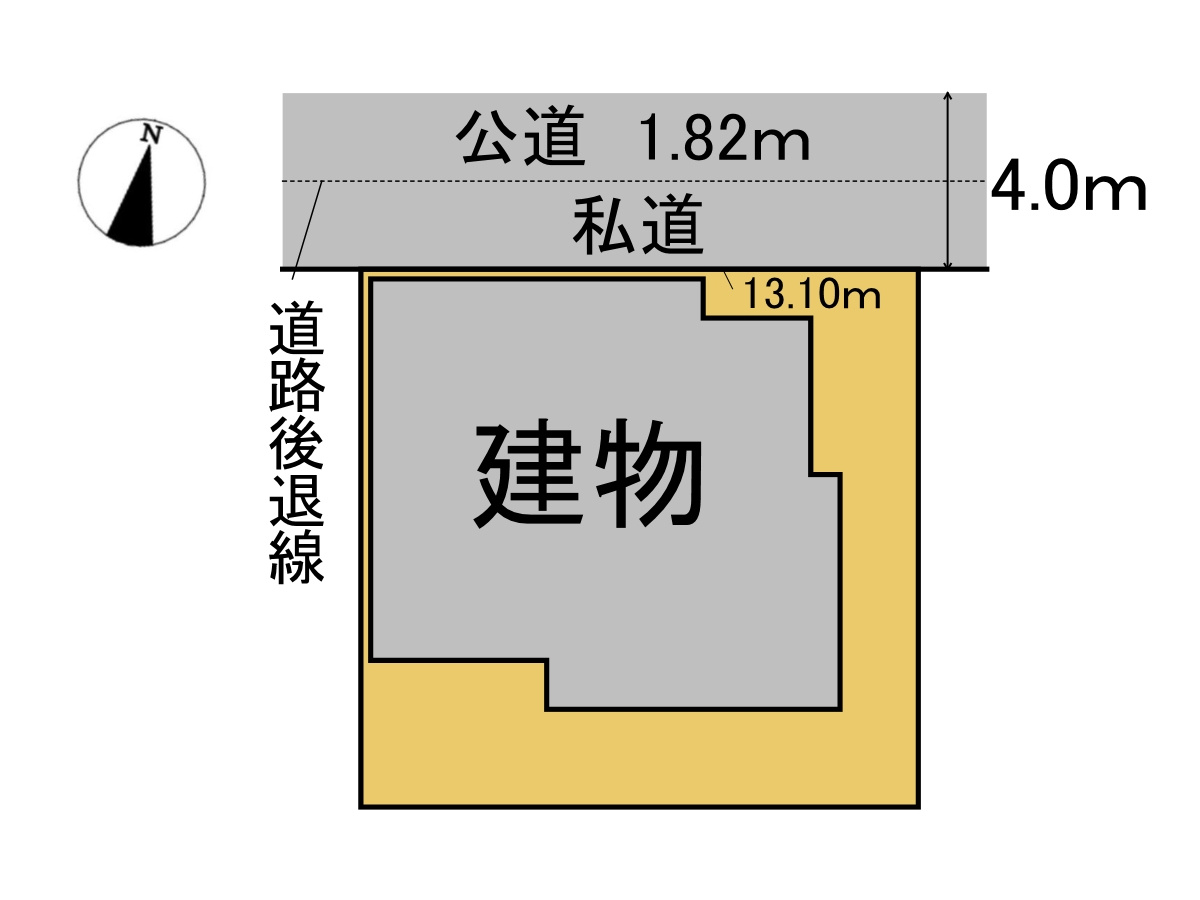 中古戸建　大垣市昼飯町　平成２年築の区画図