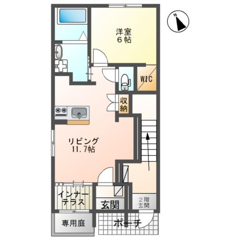 リバーサイドコート御開の間取り