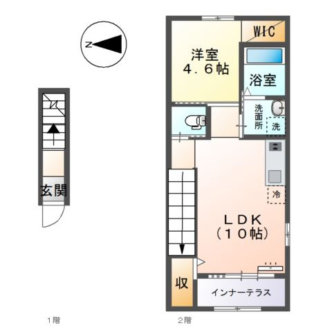 ＯＬＩＶＥⅡ（オリーブ）の間取り
