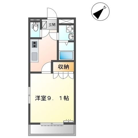 コーポ　ユタカの間取り