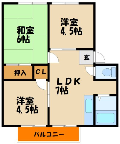 ウィンディアの間取り