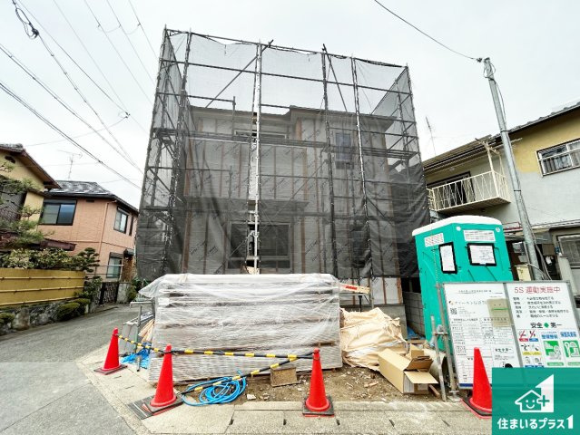 京都市右京区梅津北浦町　第1期　新築一戸建ての外観|現在建築中！落ち着いた街並みで新生活を始めることが出来そう！周辺の物件も併せてご紹介させて頂きます！