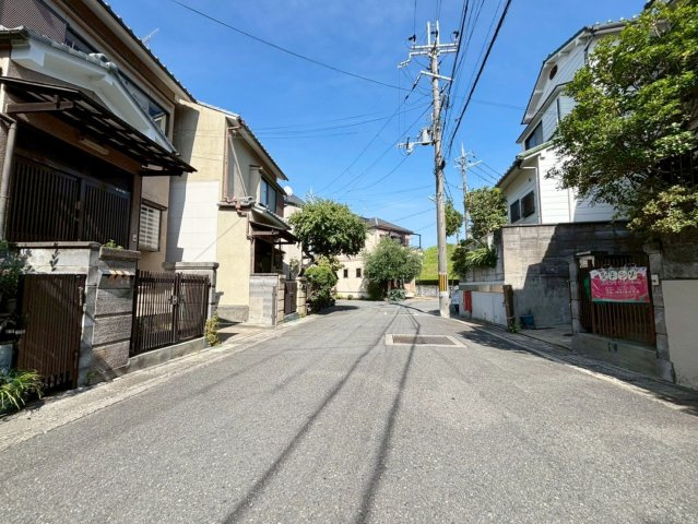 物集女町南条　条件無しの前面道路含む現地写真|【前道】