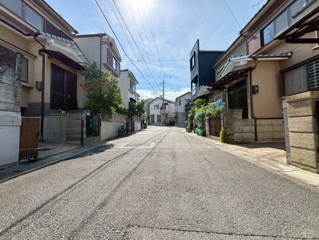 物集女町南条　条件無しの前面道路含む現地写真|【前道】