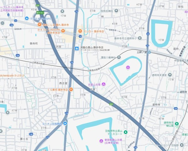 藤井寺市沢田　第1期　新築一戸建ての地図