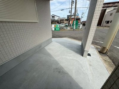 【駐車場】 | 浅香山小・北東角地・新築建売・堺市堺区香ヶ丘町3丁 | カースペースがあります