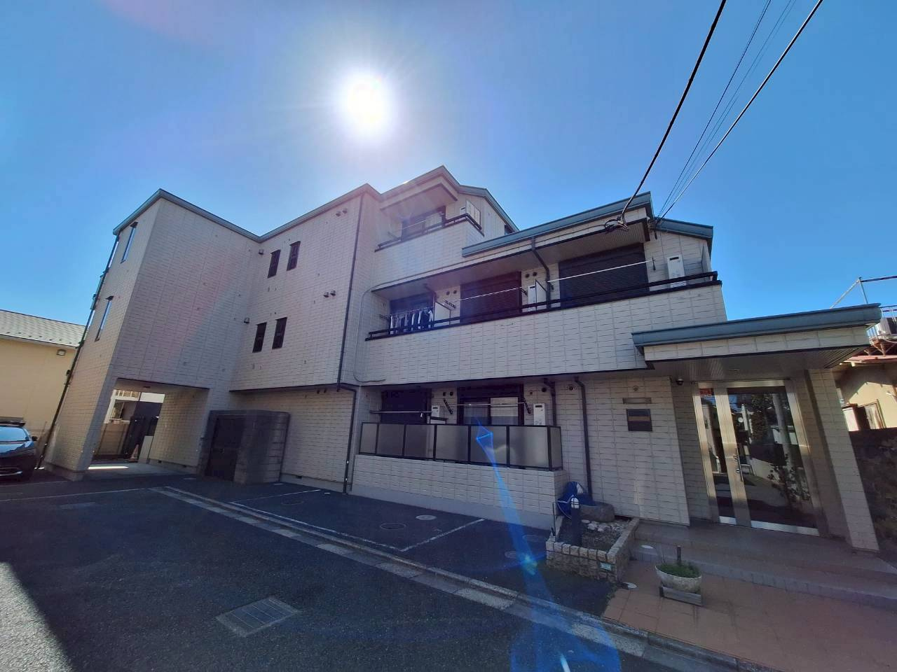 ソネ　クレール・ウエストの外観|★オートロック付きマンション★