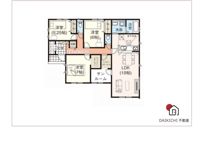 【完成予想図】 | 小川町小川　グラファーレ　新築戸建　　全２棟　2号棟 | 2号棟