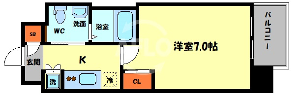 ファーストフィオーレ京橋パークフロントの間取り|ファーストフィオーレ京橋パークフロント　間取り